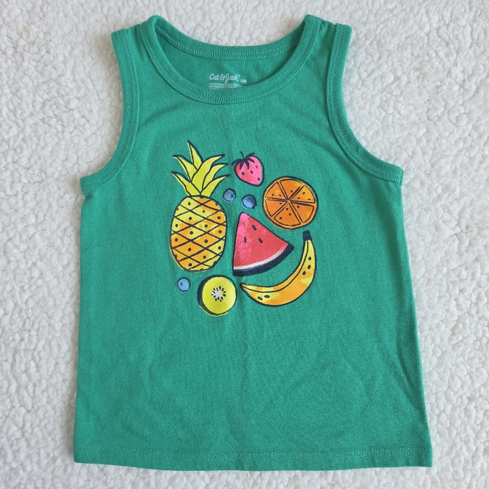18m Cat & Jack Tropical Fruit Tank Top
